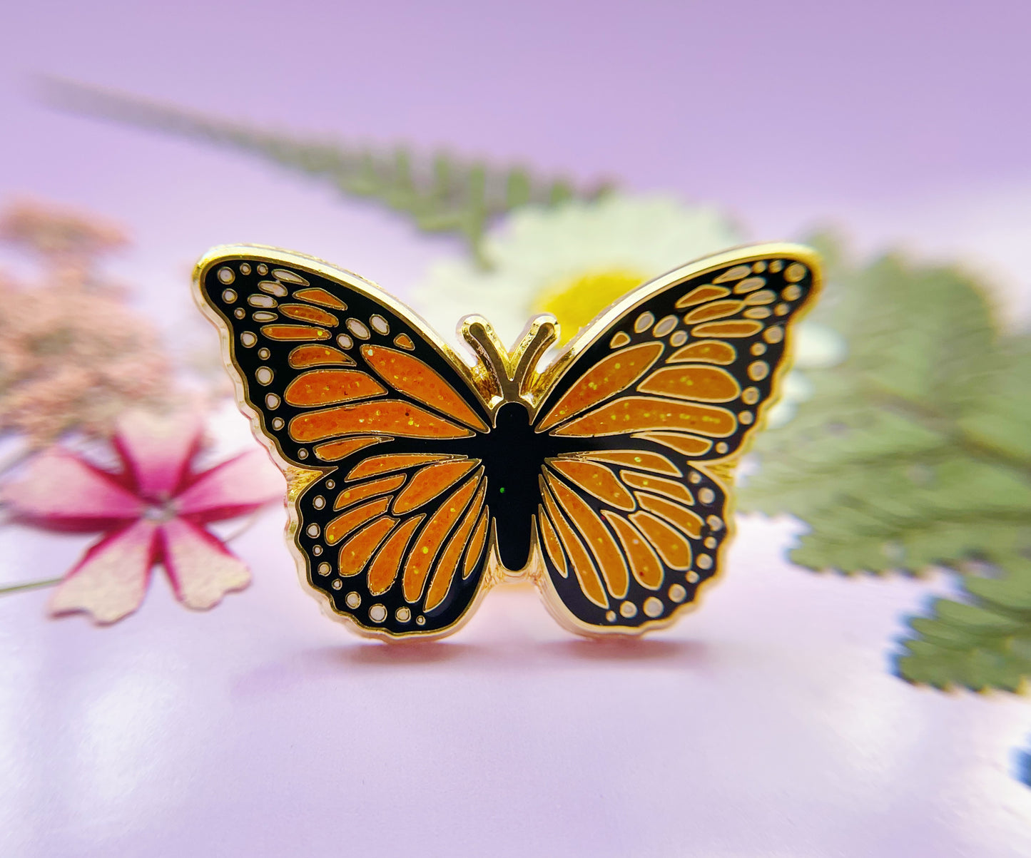 Monarch Butterfly Enamel Pin