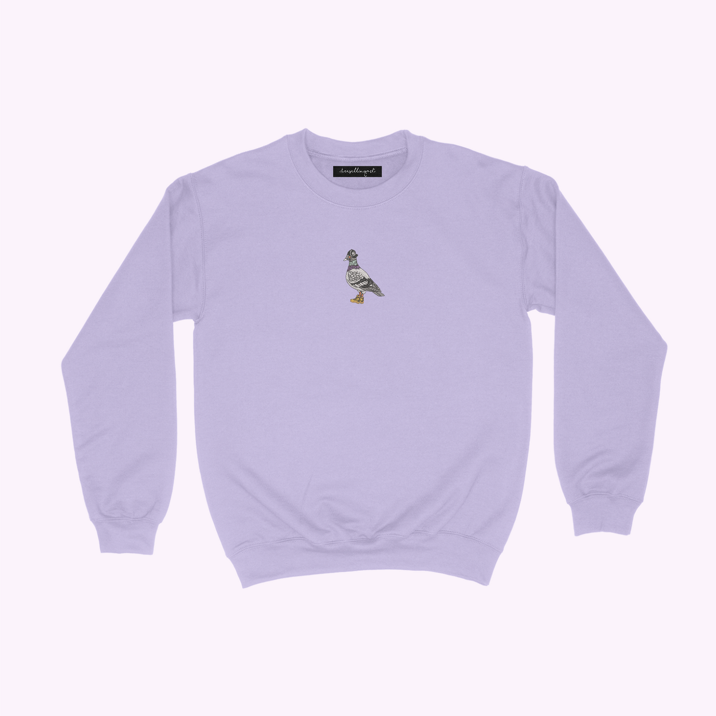 New York Pigeon Embroidered Sweatshirt