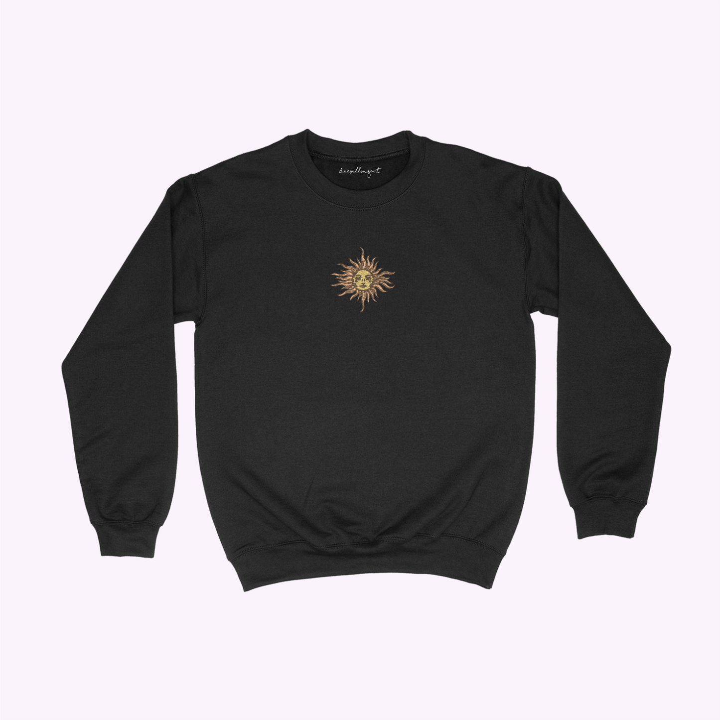 Smiling Sun Embroidered Sweatshirt