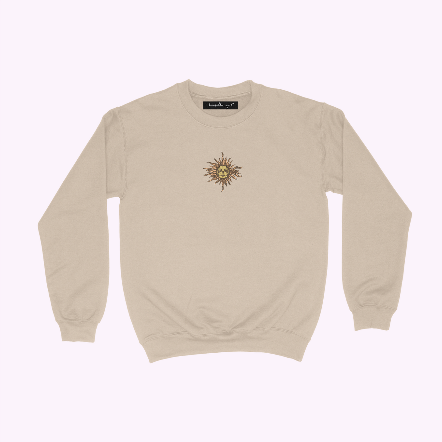 Smiling Sun Embroidered Sweatshirt