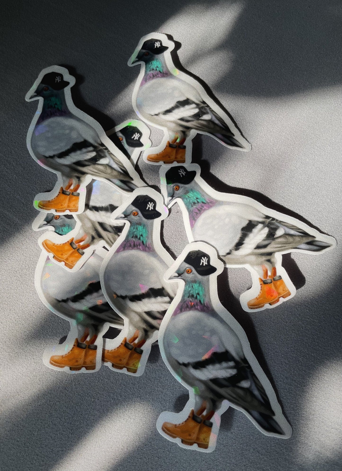 New York Pigeon Waterproof Vinyl Sticker