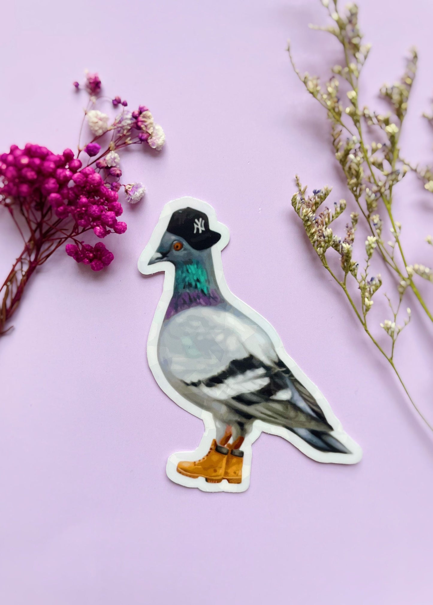 New York Pigeon Waterproof Vinyl Sticker